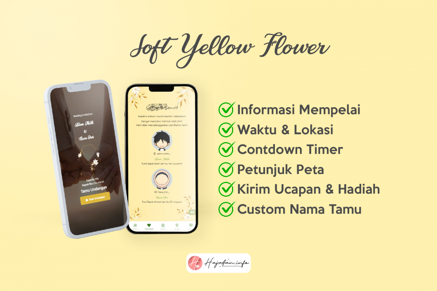 Wedding 1 : Soft Yellow